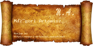 Mágori Artemisz névjegykártya
